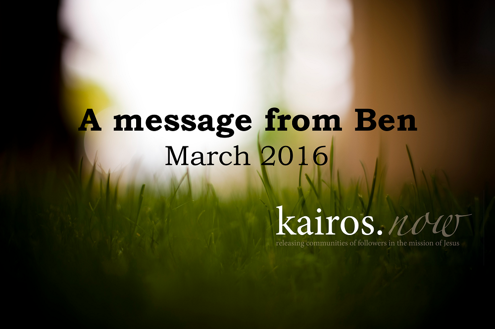 a message from Ben small