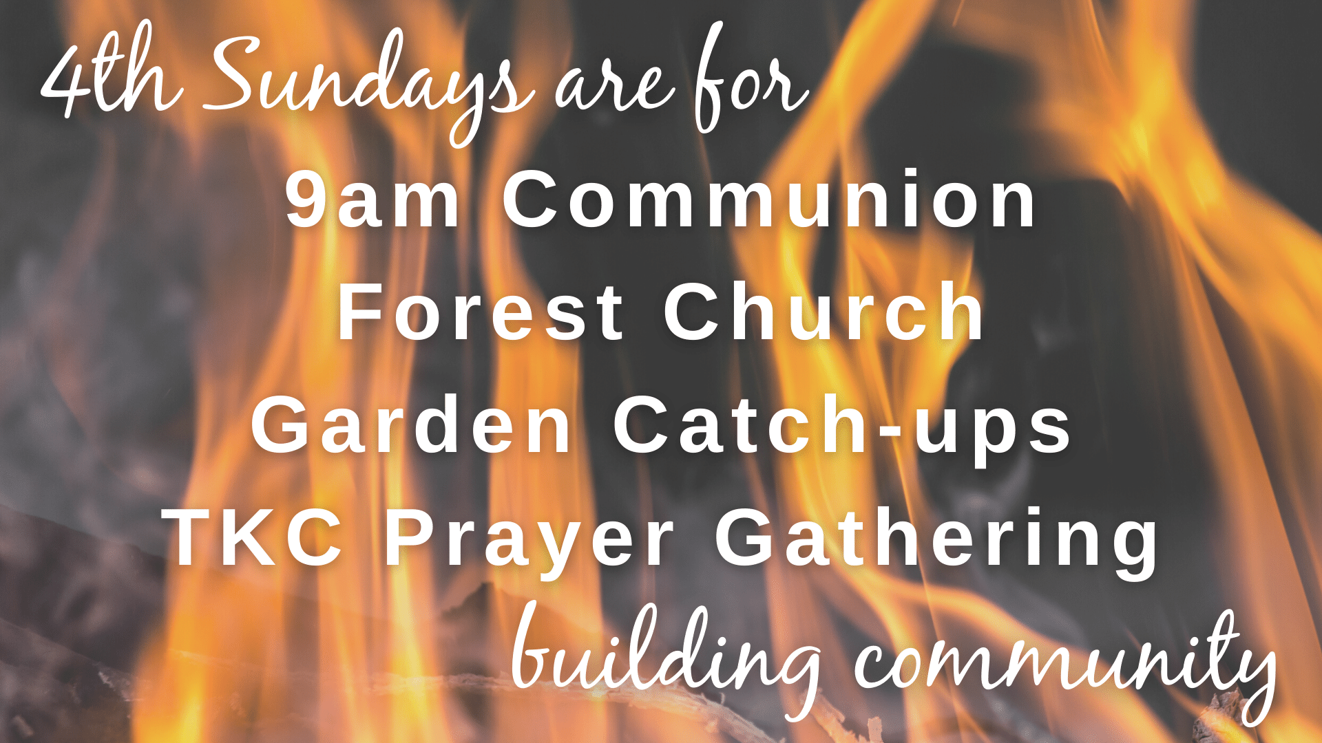 4th Sundays are for building community