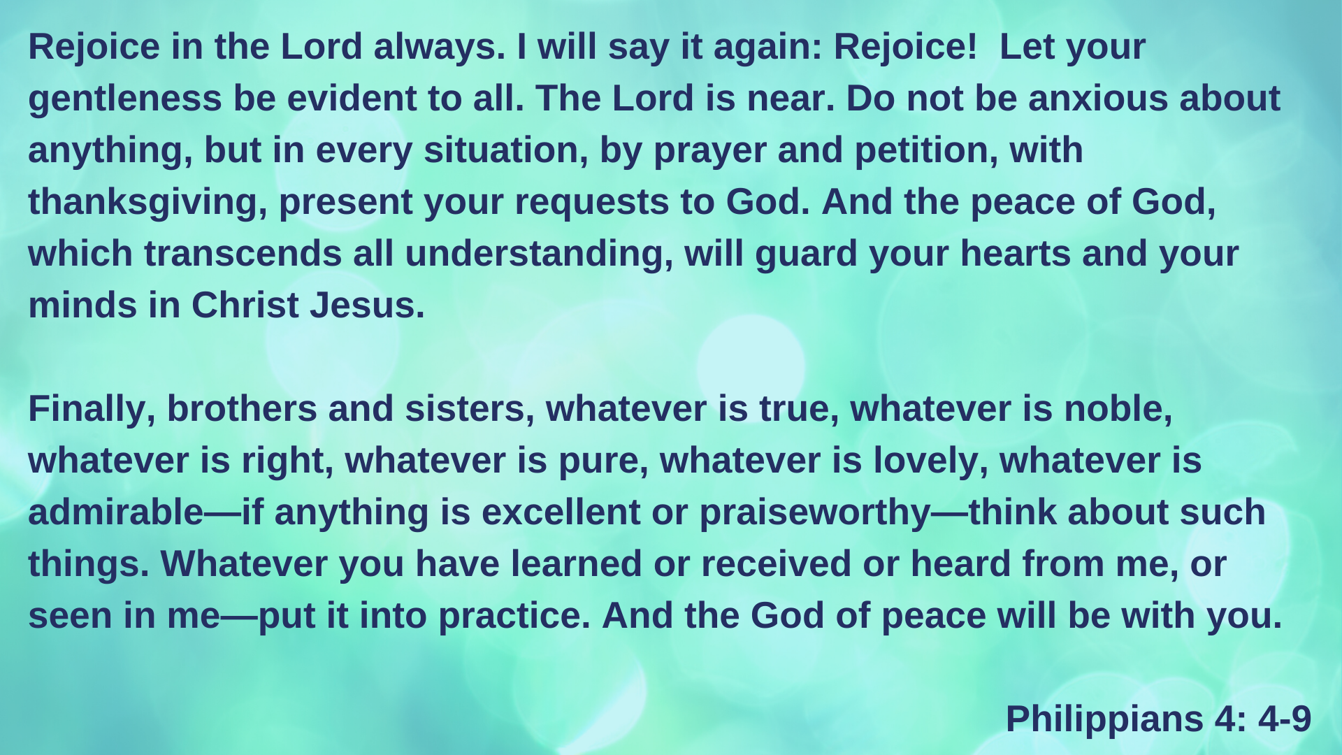 Teach us to pray