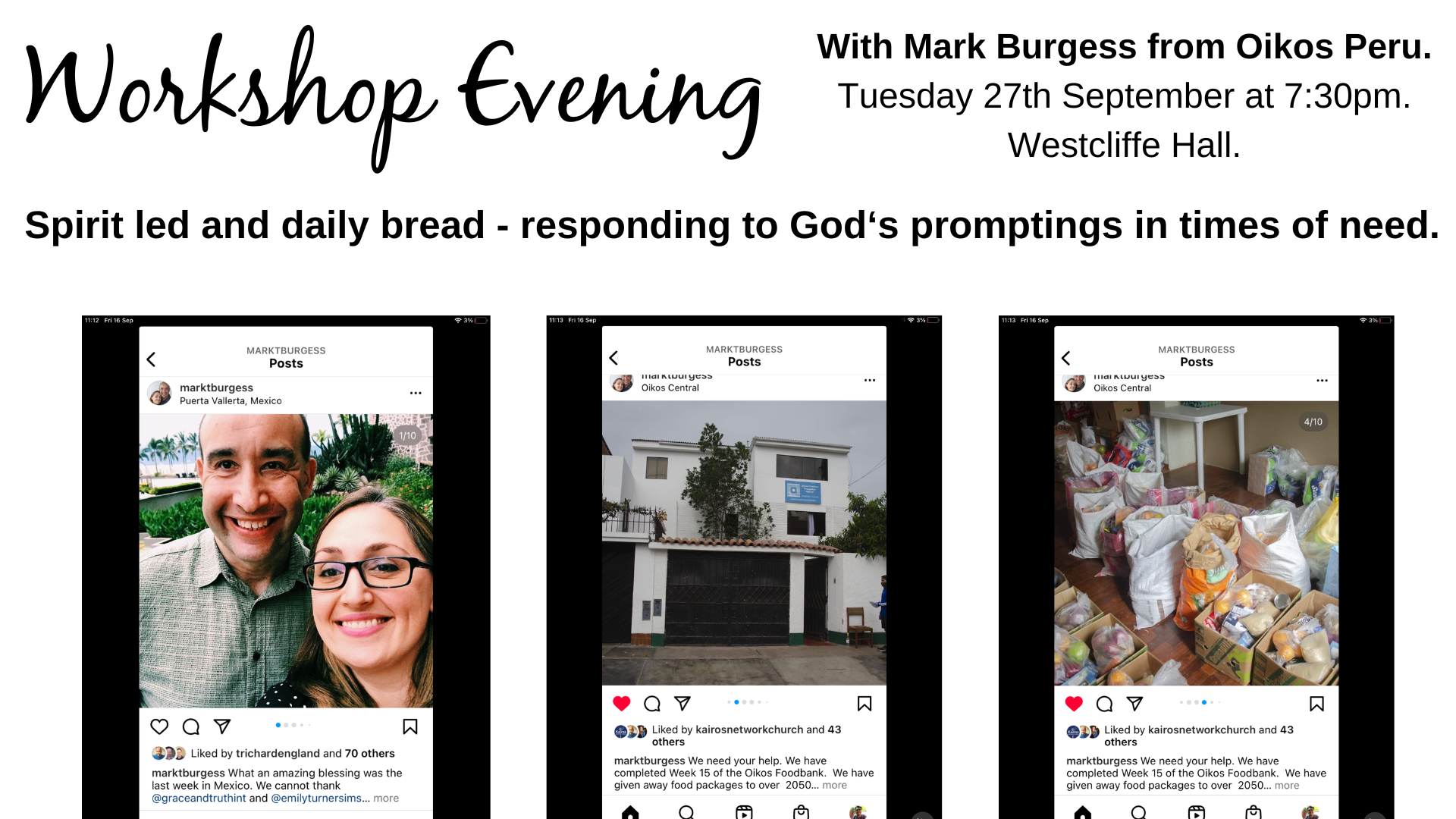 Workshop Evening